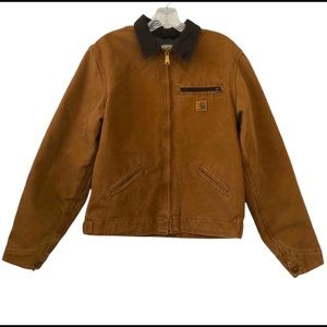 Vintage CARHARTT fleece-lined canvas jacket